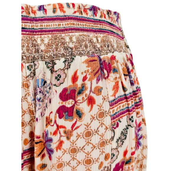 NWT Free People Mixed Print Wide Leg Flare Pants XL | Boho Indie Sleaze Festival - Picture 9 of 16